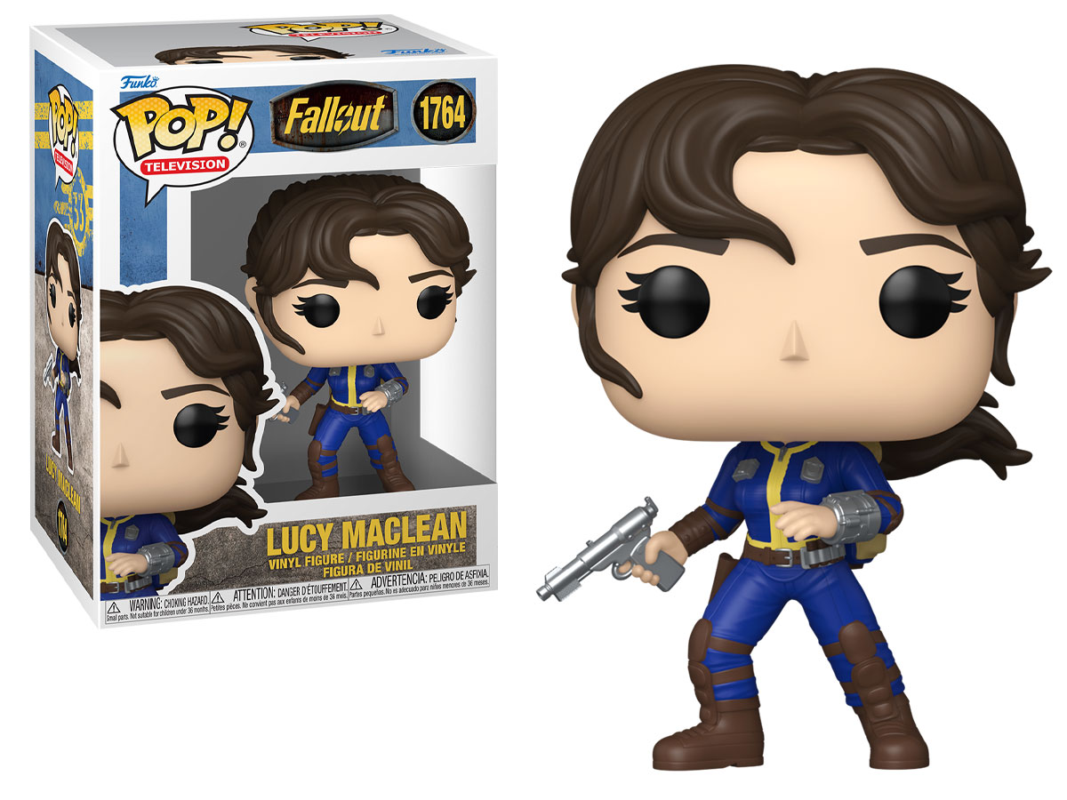 Figurka Funko POP TV: Fallout – Lucy MacLean - Widok od przodu wraz z opakowaniem