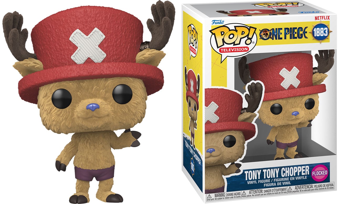 Figurka Funko POP TV: One Piece S1 – Chopper - Widok od przodu wraz z opakowaniem