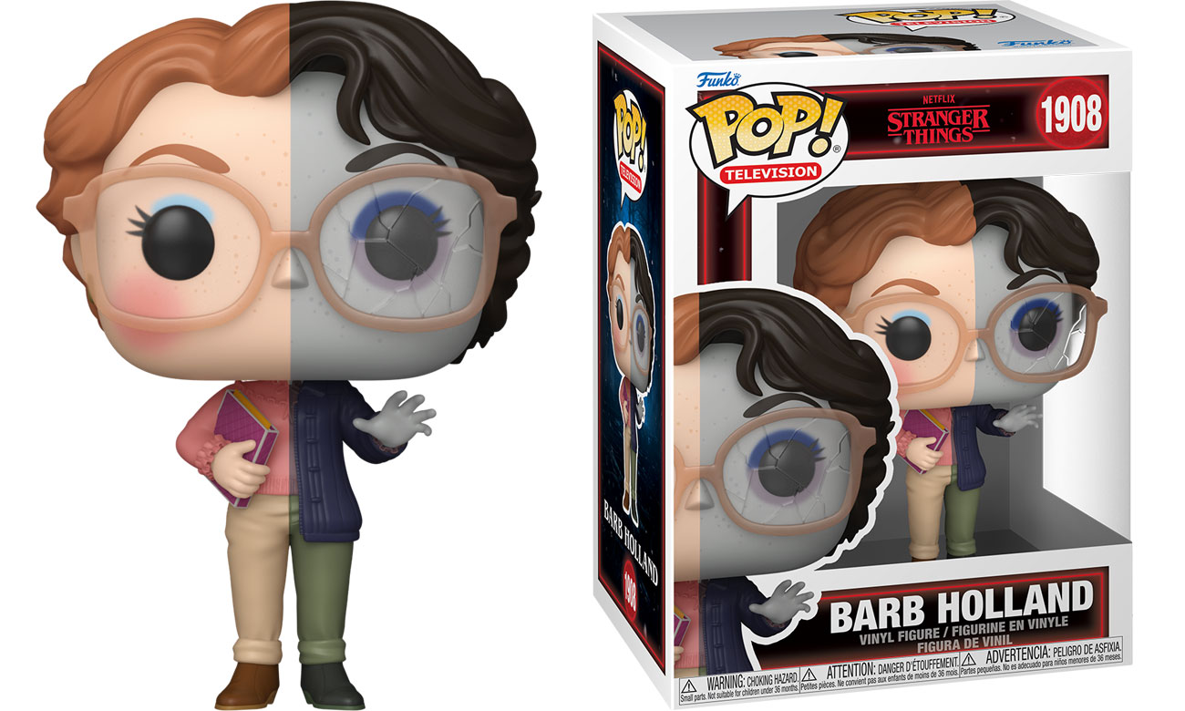 Figurka Funko POP TV: Stranger Things – Barb Holland SPLIT - Widok od przodu wraz z opakowaniem