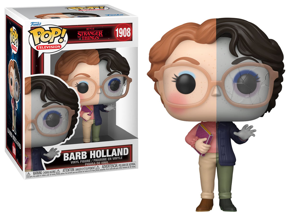 Figurka Funko POP TV: Stranger Things – Barb Holland SPLIT - Widok od przodu wraz z opakowaniem