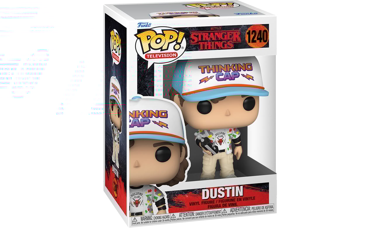 Figurka POP TV: Stranger Things - Dustin - Opakowanie pod kątem