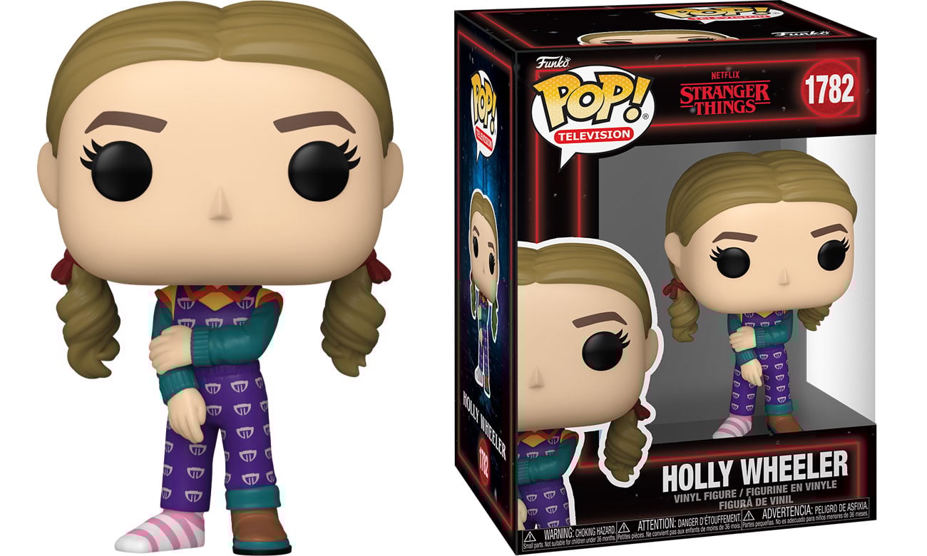 Figurka Funko POP TV: Stranger Things S5 – Holly Wheeler - Widok od przodu wraz z opakowaniem