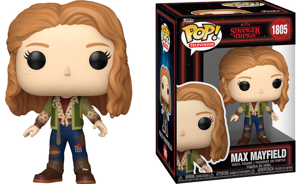 Figurka Funko POP TV: Stranger Things S5 – Max Mayfield - Widok od przodu wraz z opakowaniem