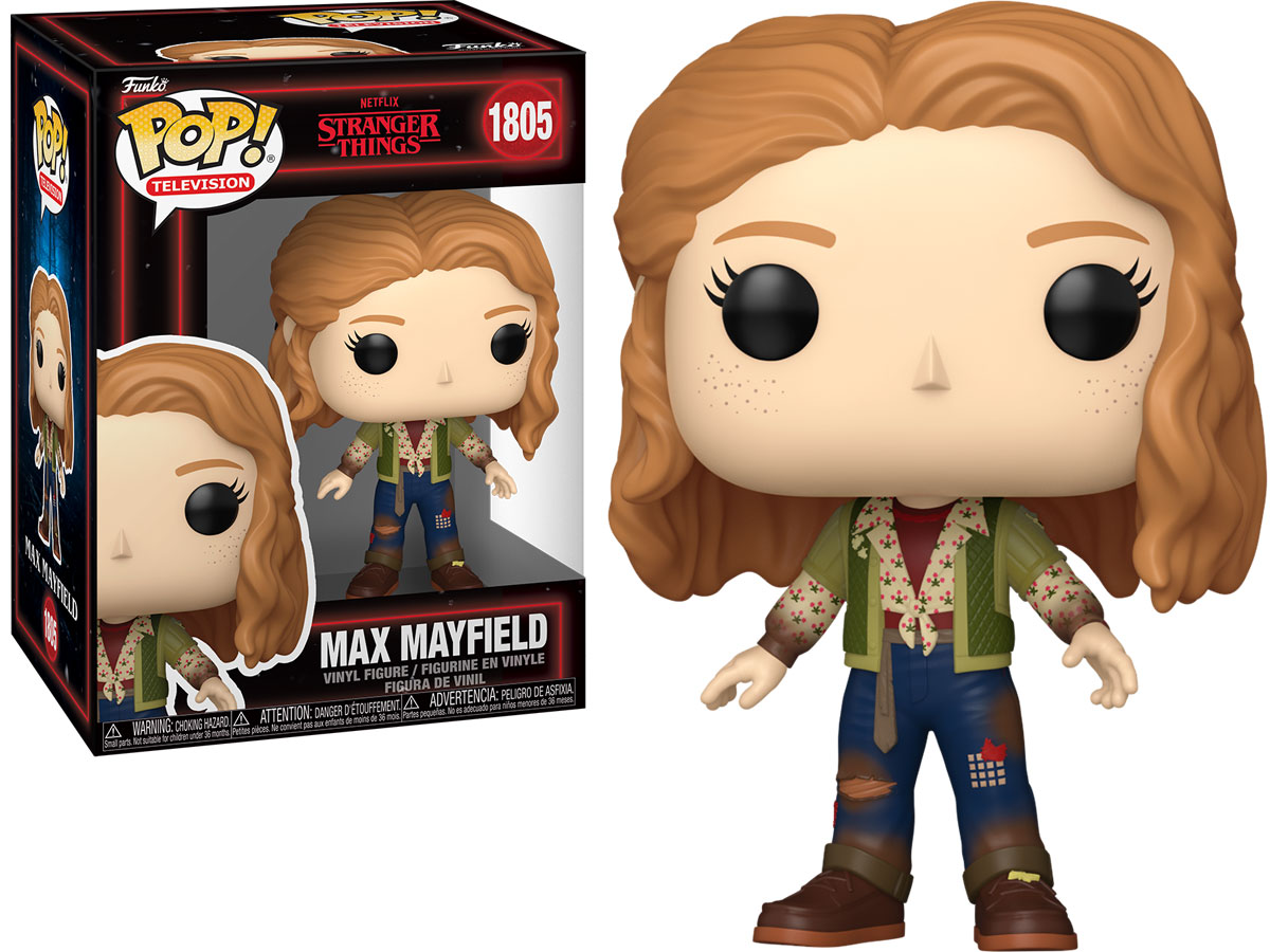 Figurka Funko POP TV: Stranger Things S5 – Max Mayfield - Widok od przodu wraz z opakowaniem