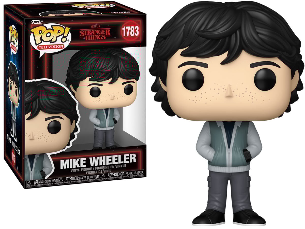 Figurka Funko POP TV: Stranger Things S5 – Mike Wheeler - Widok od przodu wraz z opakowaniem