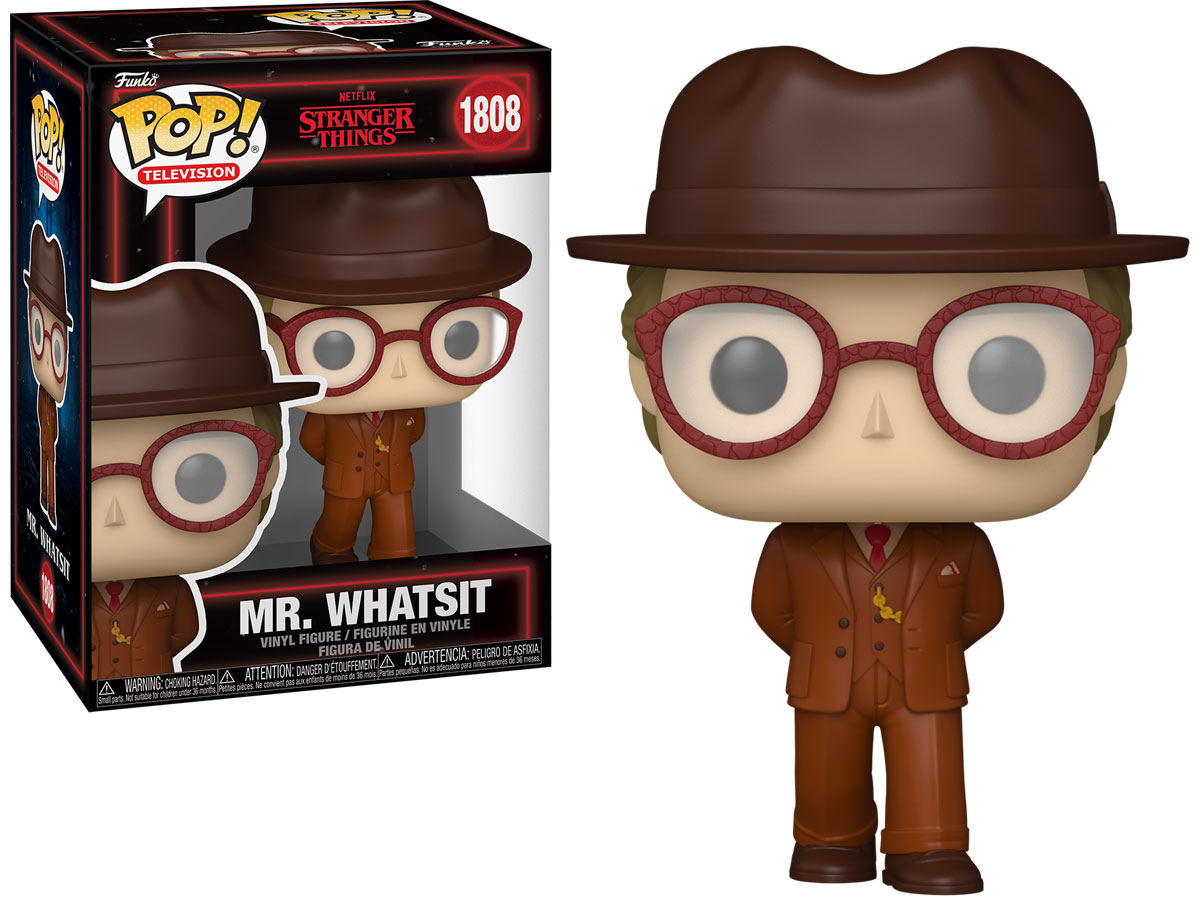 Figurka Funko POP TV: Stranger Things S5 – Mr. Whatsit - Widok od przodu wraz z opakowaniem