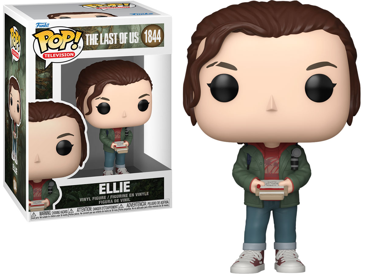 Figurka Funko POP TV: The Last of Us – Ellie - Widok od przodu wraz z opakowaniem