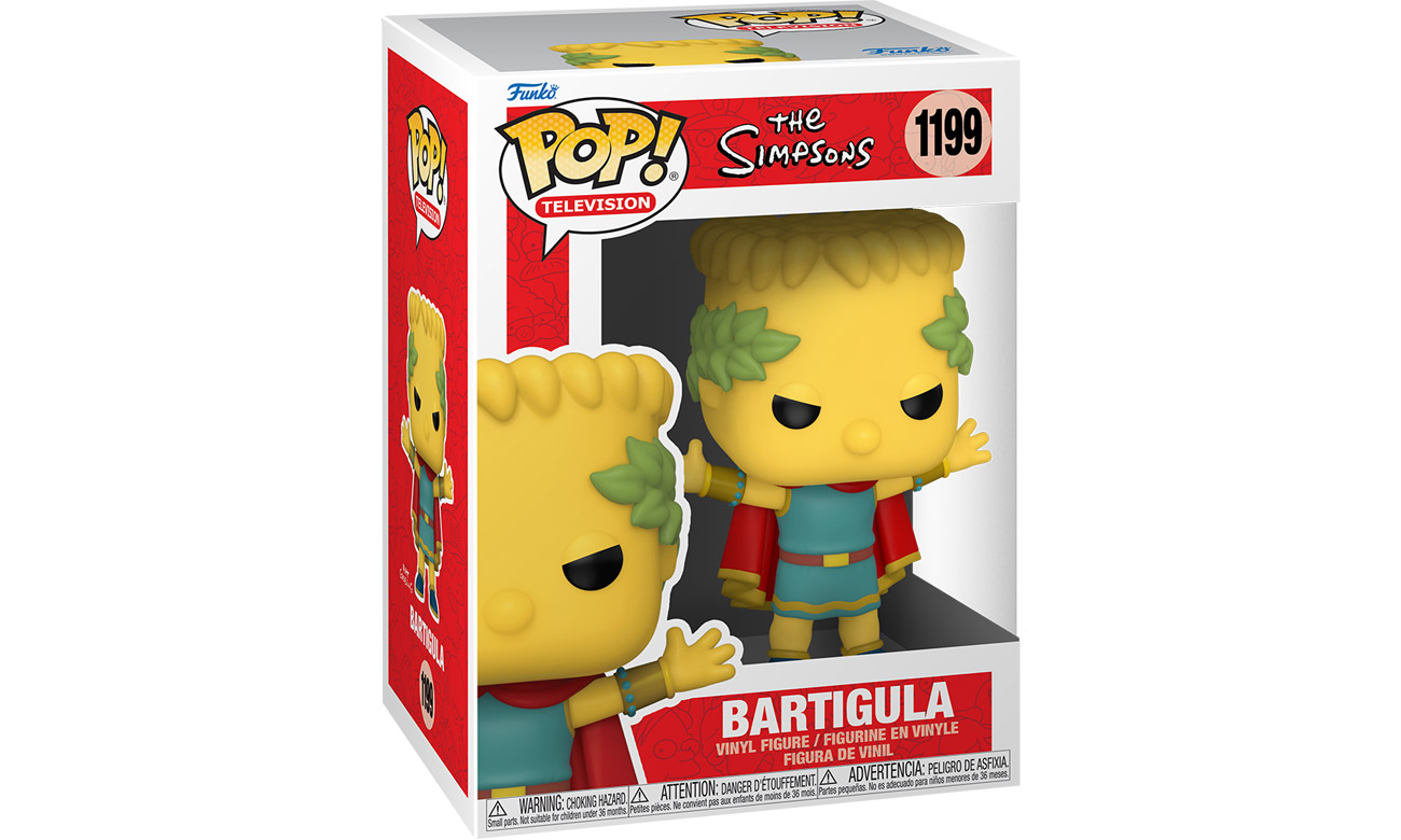 Figurka Funko POP Animation: Simpsonowie - Bartigula - Widok od przodu w opakowaniu
