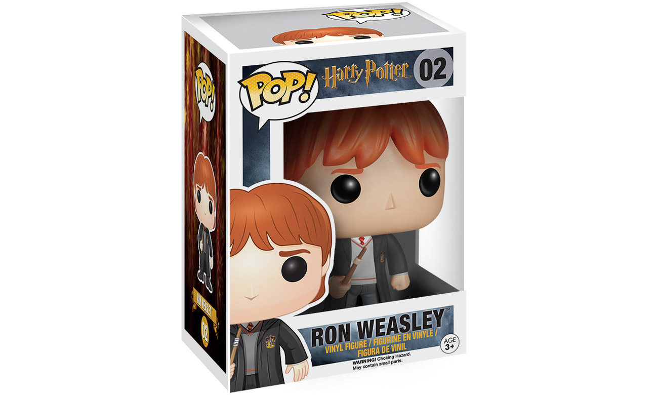 Figurka POP Vinyl: Harry Potter - Ron Weasley - Opakowanie pod kątem