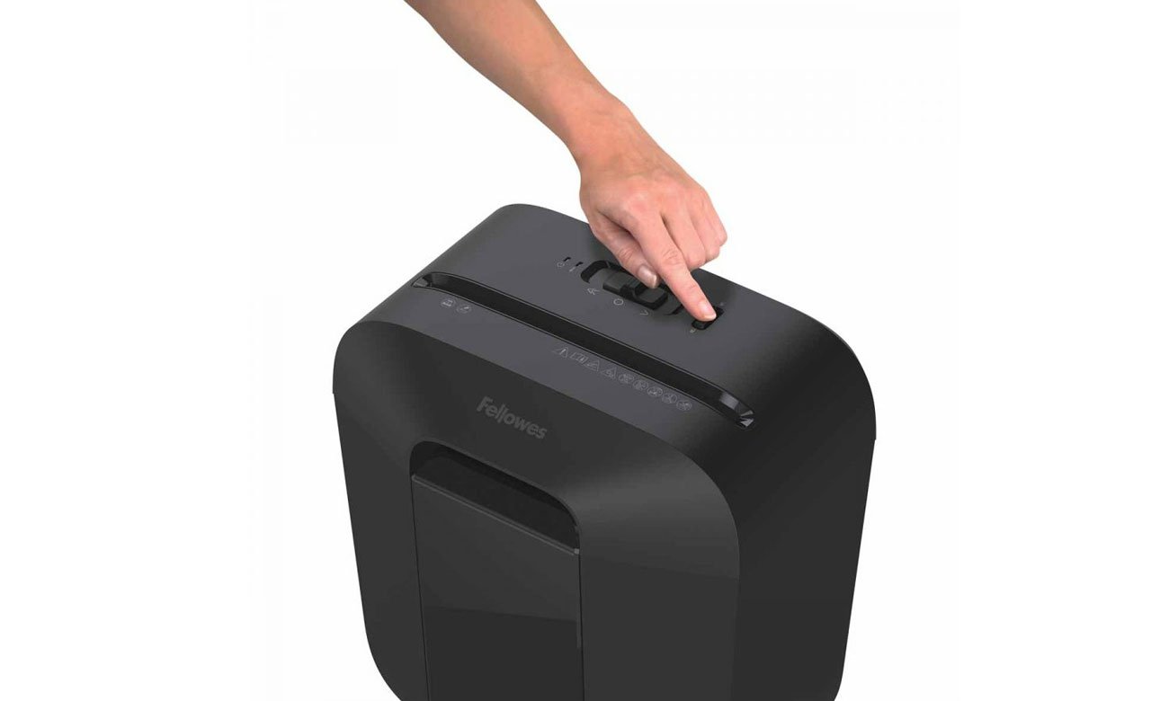Niszczarka Fellowes LX25M panel sterujący