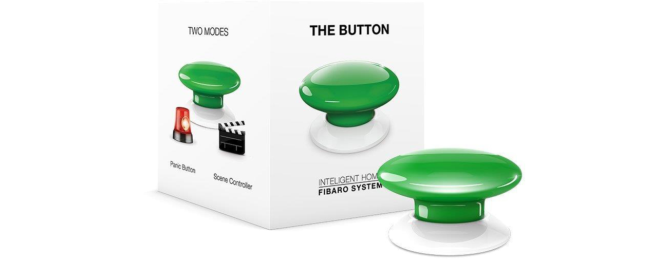 Fibaro The Button zielony FGPB-101-5 ZW5