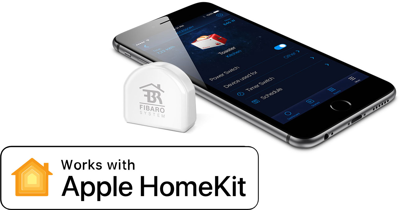 Fibaro Single Switch Kompatybilny z Apple HomeKit