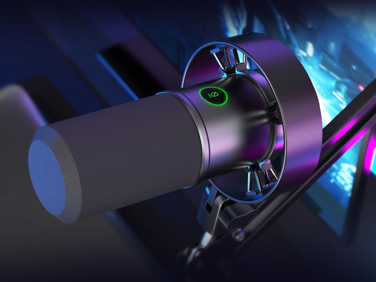 Zestaw mikrofonowy ze statywem XLR USB Fifine T688 - Grafika lifestyle