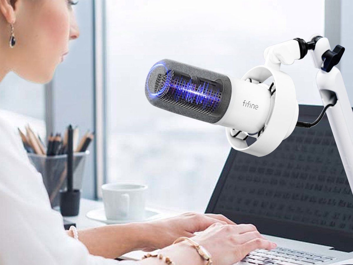 Zestaw mikrofonowy Mozos Fifine ze statywem XLR USB - Doskonała jakość nagrań
