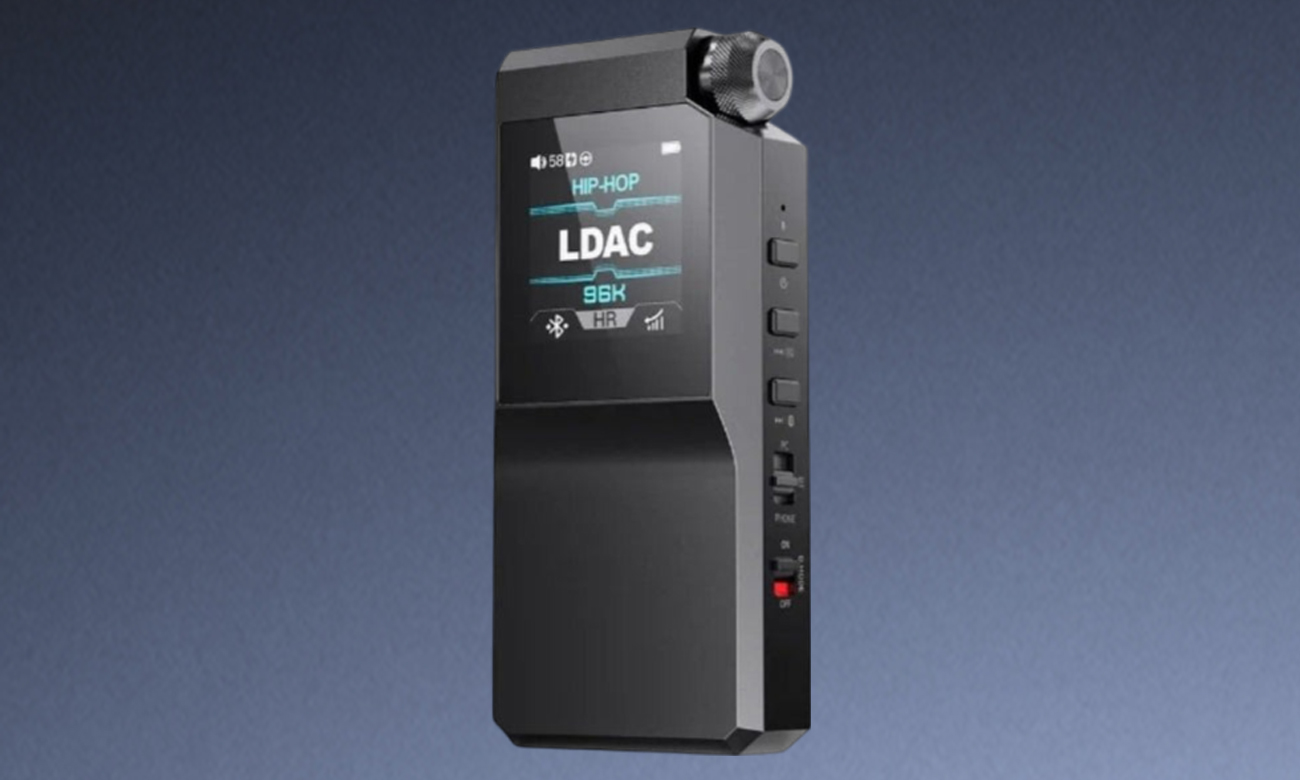 Wzmacniacz słuchawkowy DAC FiiO BTR17 Czarny - Grafika z tłem