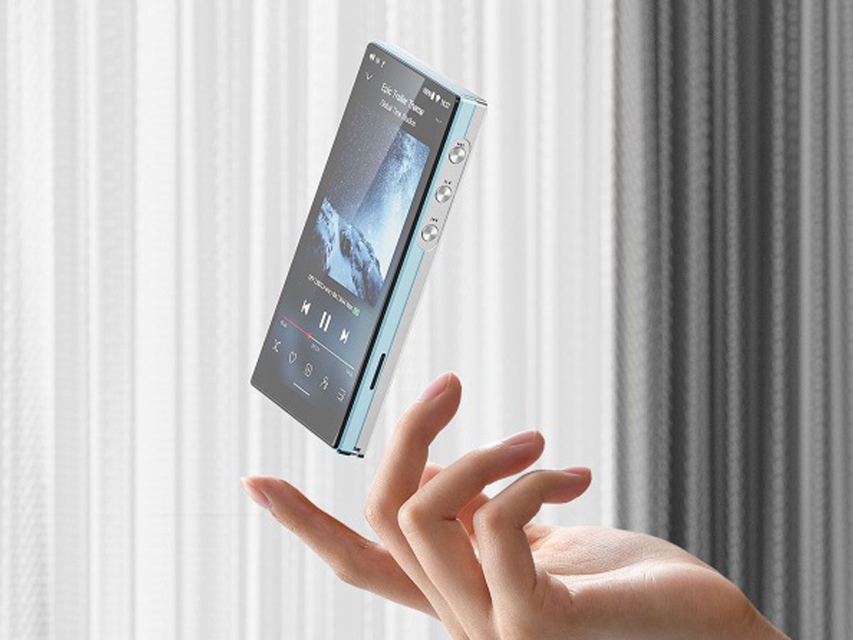 Przenośny odtwarzacz FiiO JM21 Sky Blue - Grafika lifestyle