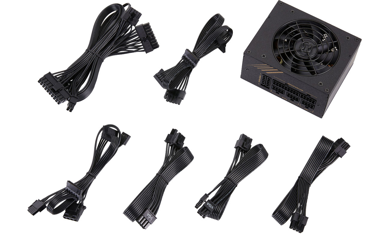 Fortron DAGGER PRO 850W modularne okablowanie