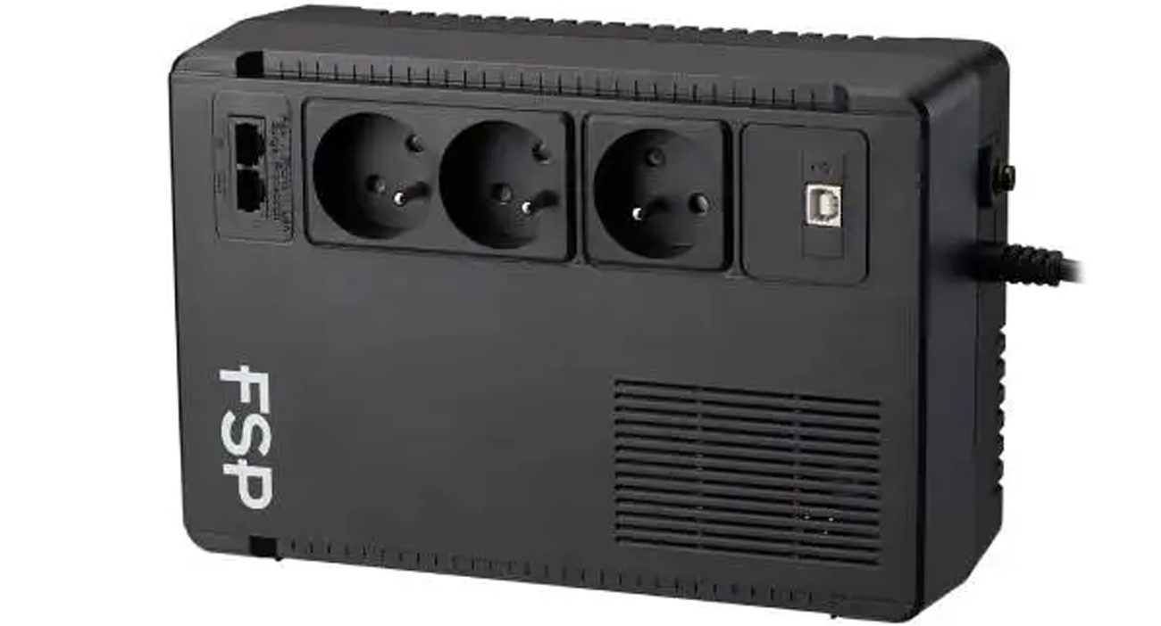Zasilacz awaryjny Fortron ECO 800 (800VA/480W, 3x FR)