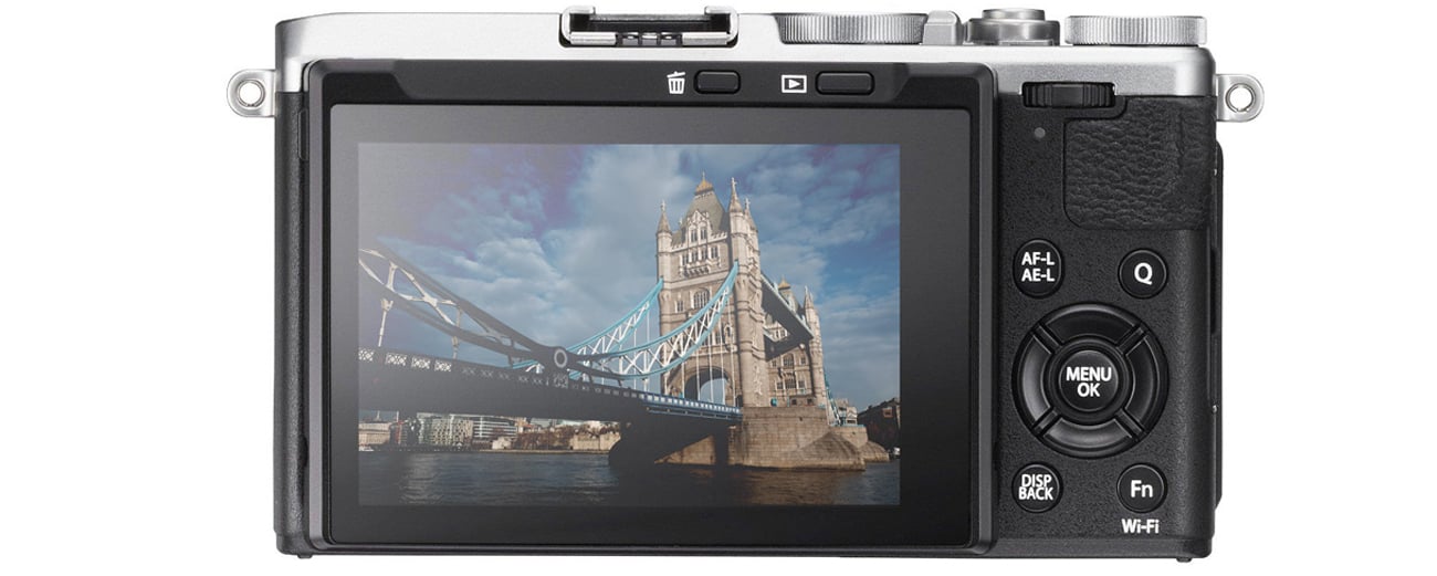 Aparat kompaktowy Fujifilm FinePix X70 tył