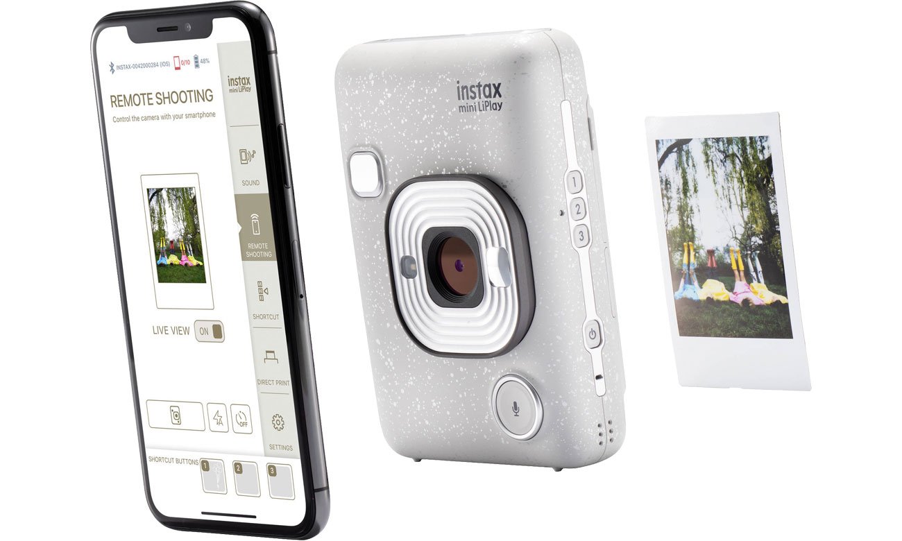 Fujifilm INSTAX Mini LiPlay biały - Aplikacja mobilna