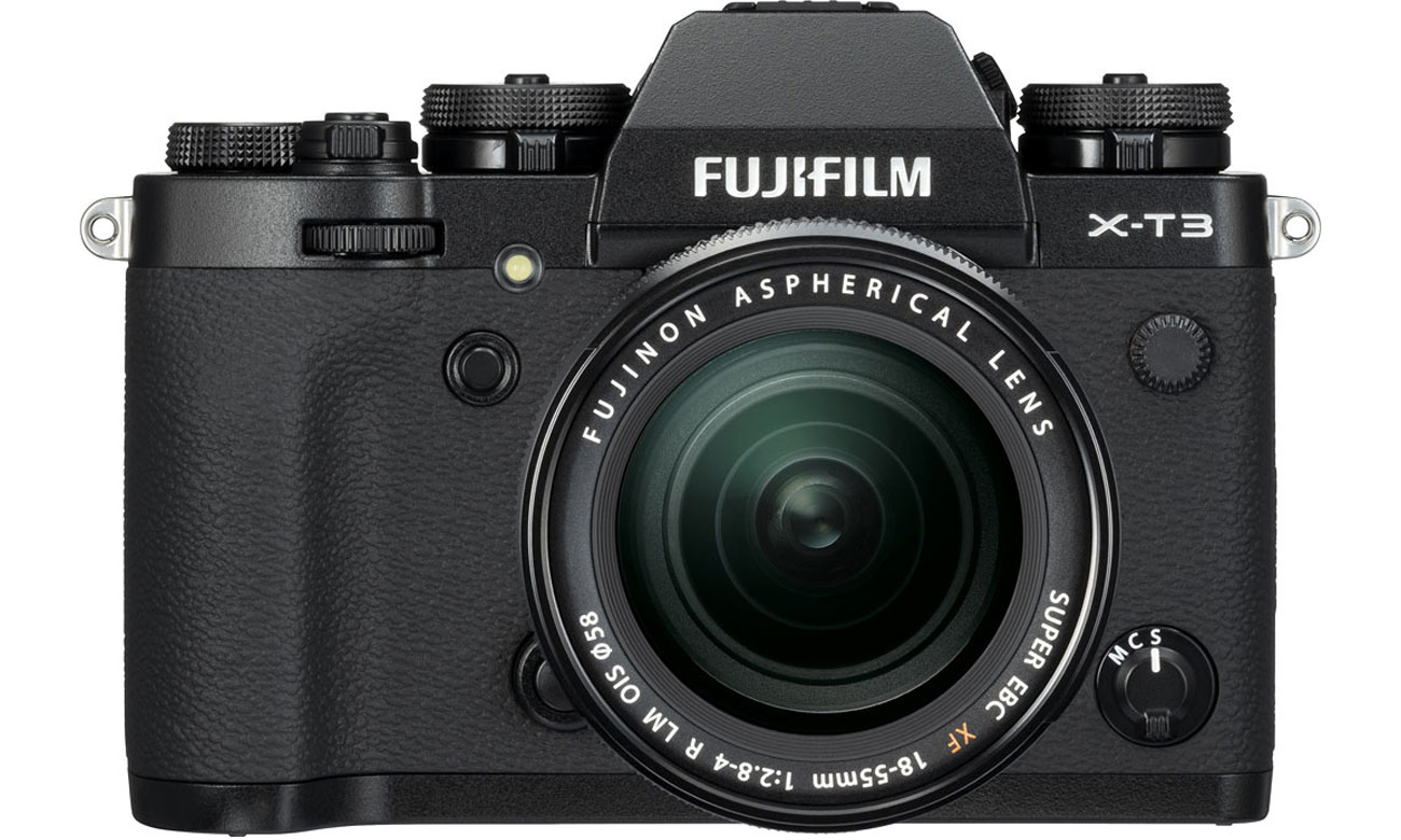 Fujifilm X T3 widok z przodu obiektyw