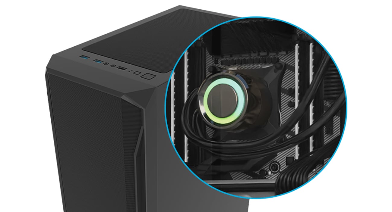 Fury Shobo SH4 RGB Black chłodzenie