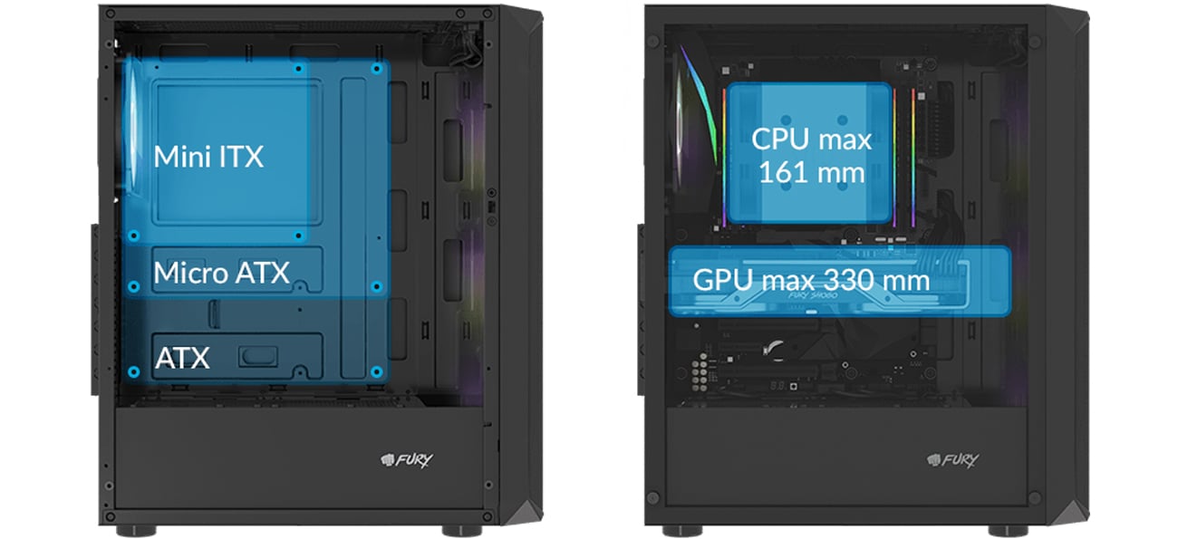 Fury Shobo SH4F RGB Black