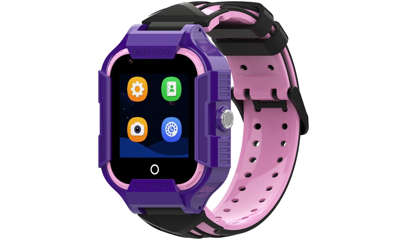 Smartwatch Garett Kids Neon 4G Fioletowy