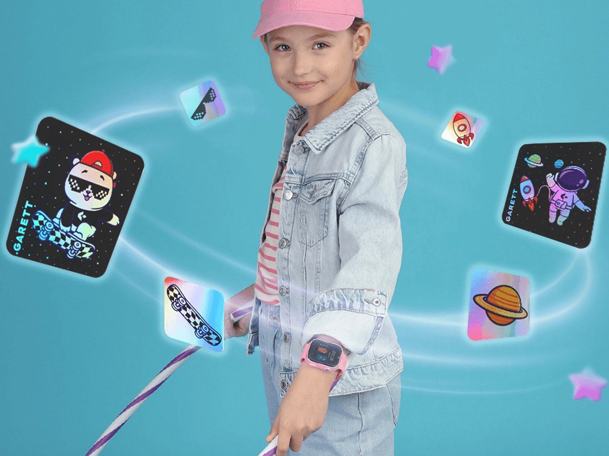 Smartwatch Garett Kids Twin 2 4G - Unterhaltungs- und Lernzentrum am Handgelenk