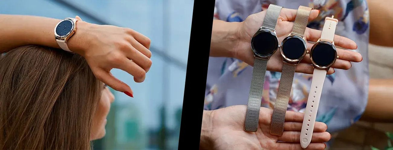 Smartwatch Garett Women Elise złoty-róż