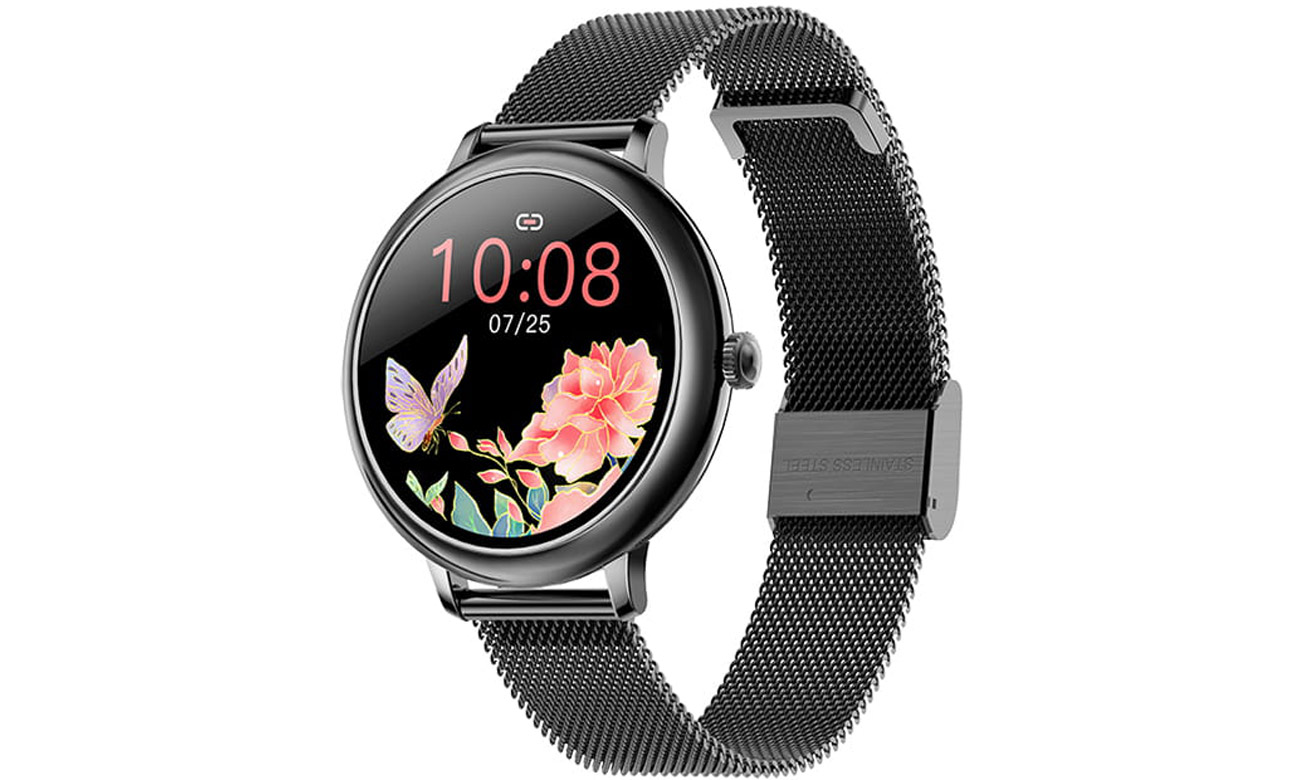 Smartwatch Garett Women Emma Stalowy Srebrny