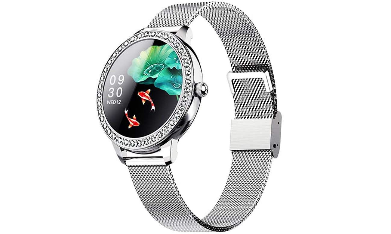 Smartwatch Garett Women Victoria Stalowy Srebrny