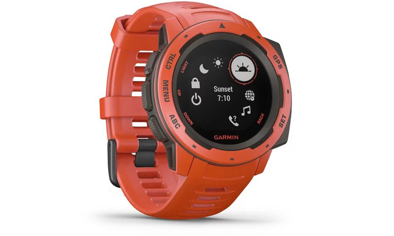 Zegarek sportowy Garmin Instinct ognistoczerwony