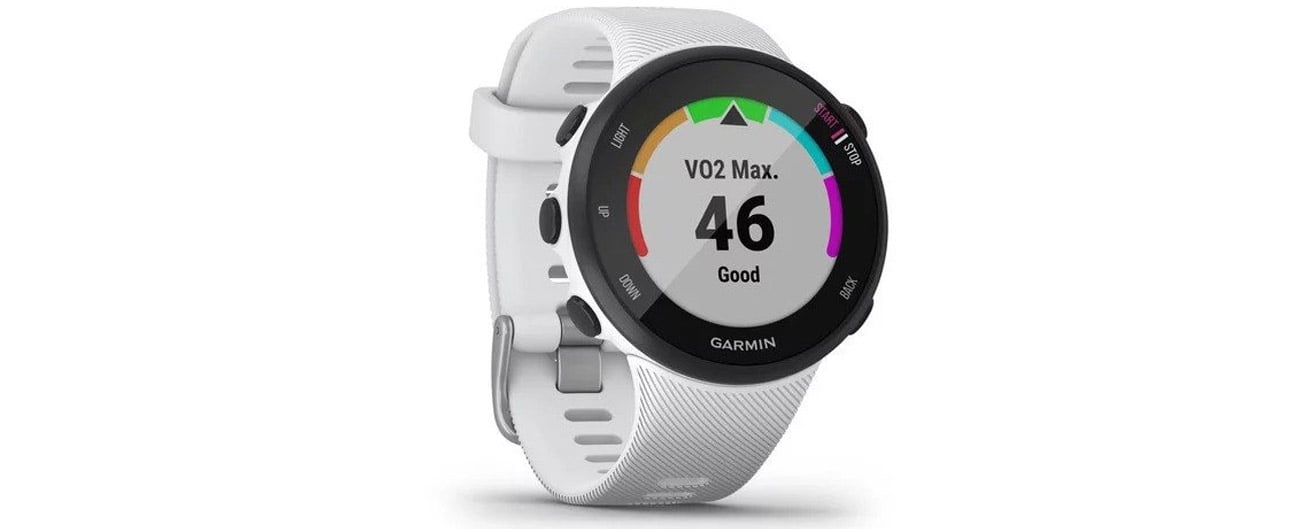 Zegarek sportowy Garmin Forerunner 45S biały