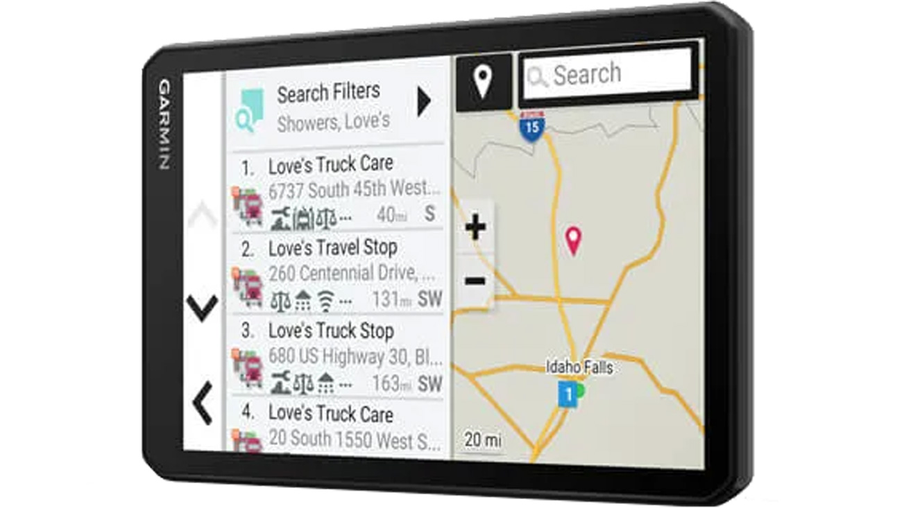 Nawigacja GPS Garmin Dezl LGV710 - Widok od przodu pod kątem