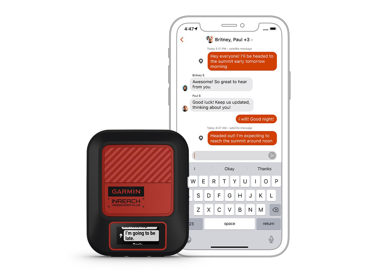 Komunikator satelitarny Garmin inReach Messenger Plus - Komunikacja bez dostępu do sieci komórkowej