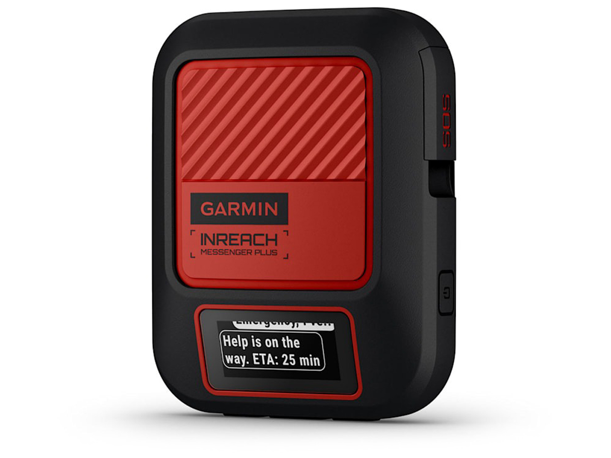Komunikator satelitarny Garmin inReach Messenger Plus - Widok od przodu pod kątem