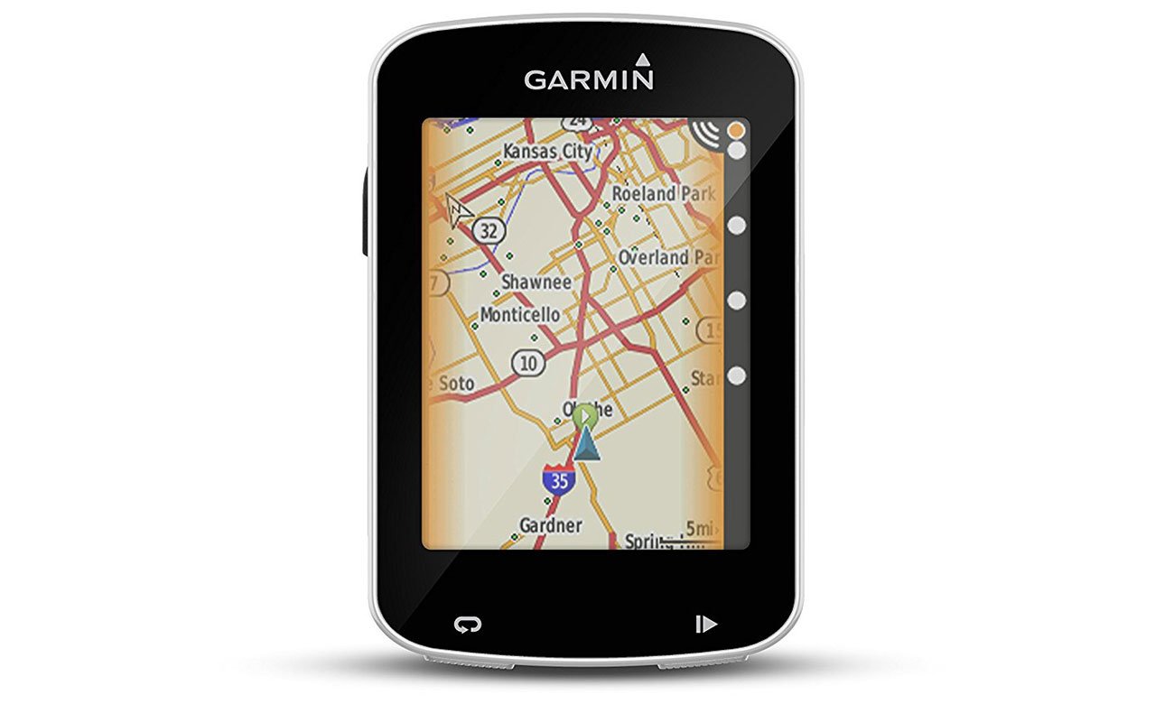 Fabrycznie załadowana mapa Garmin Cycle Map