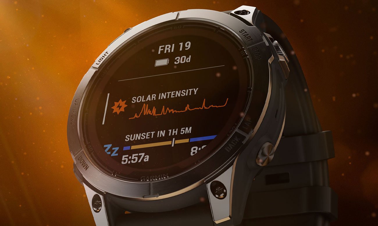 Garmin Fenix Pro 7S Solar Solarbetrieb