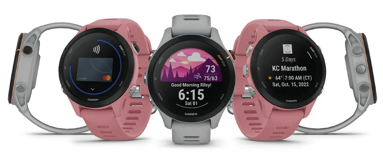Zegarek sportowy Garmin Forerunner 255s szary