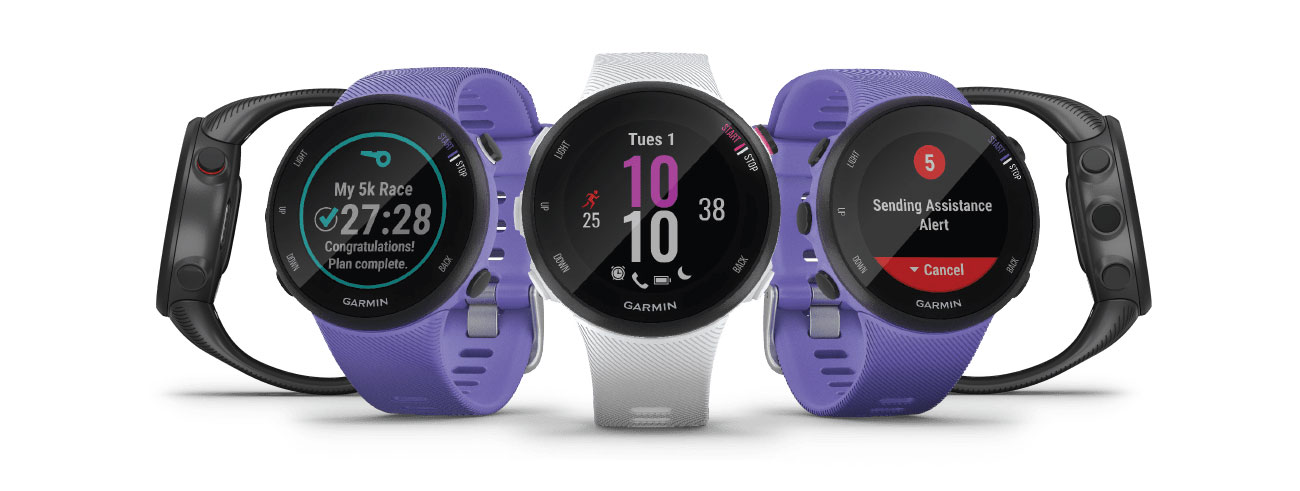Garmin Forerunner 45S czarny - Zegarki sportowe - Sklep internetowy - al.to