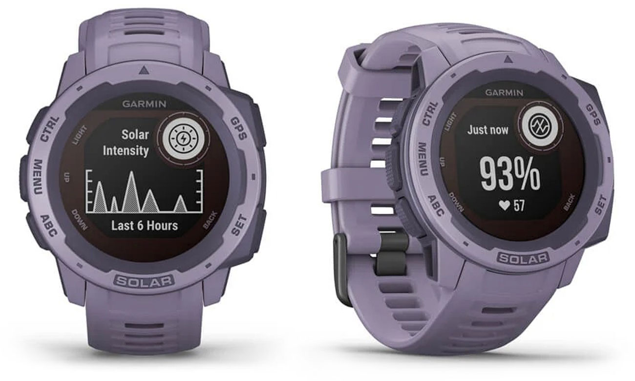 Zegarek sportowy Garmin Instinct Solar Fioletowy