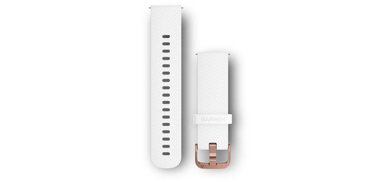 Pasek Garmin Quick Release 20 biały/różowe złoto 010-12691-00