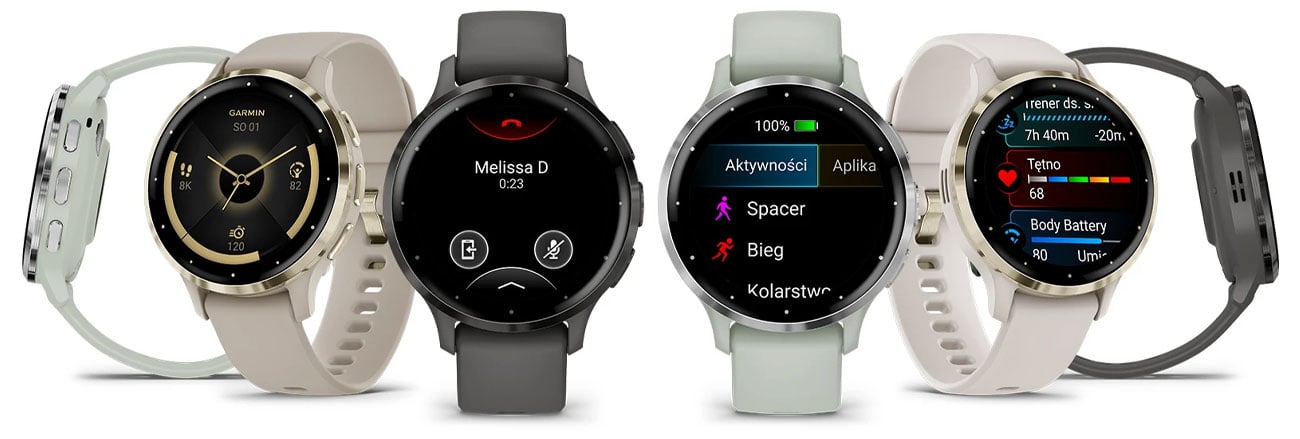 Garmin Venu 3s ekran AMOLED