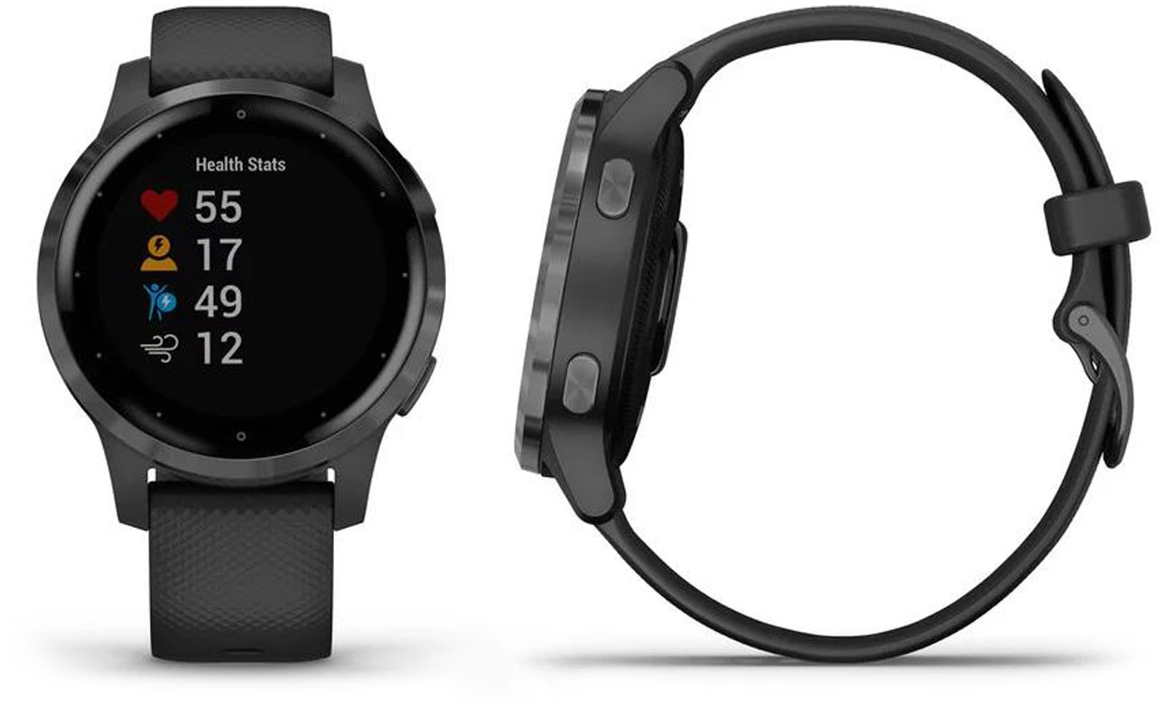 Zegarek sportowy Garmin vivoactive 4s czarno-grafitowy