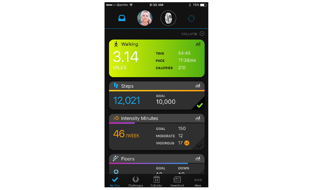 Aplikacja Garmin Connect
