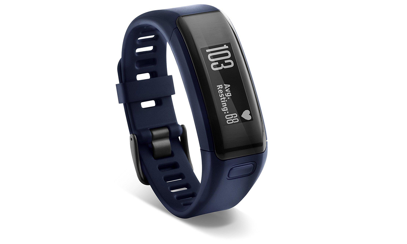 Opaska sportowa Garmin Vivosmart HR Niebieski Przód