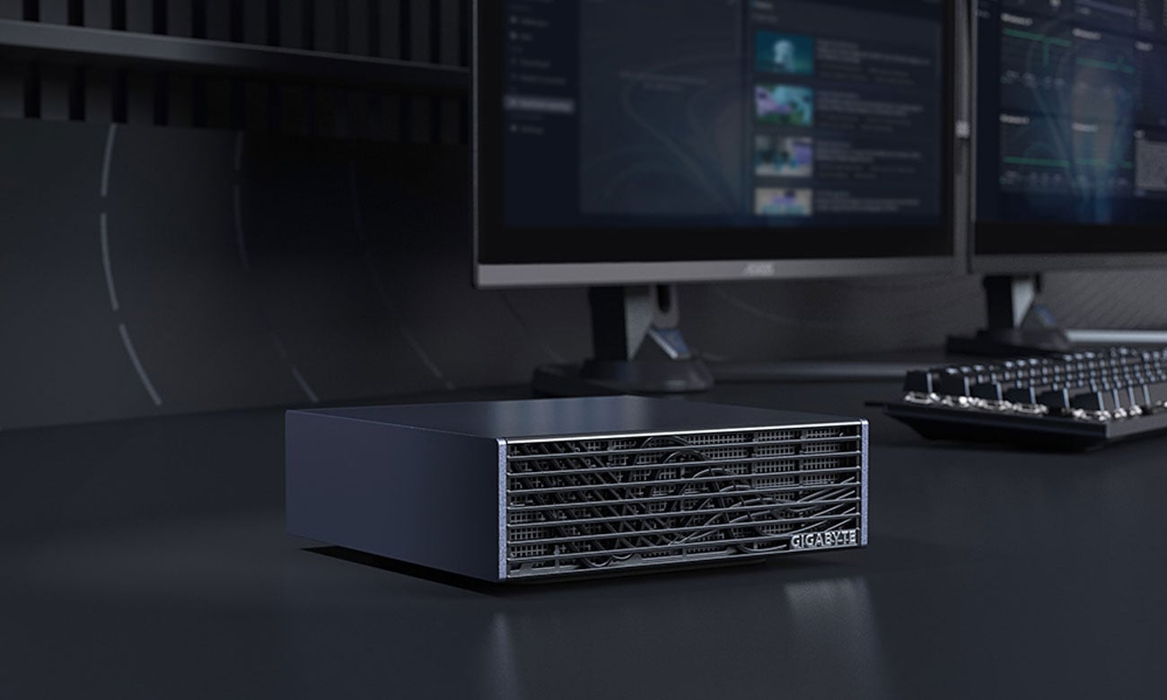 GIGABYTE AI TOP ATOM front obudowy