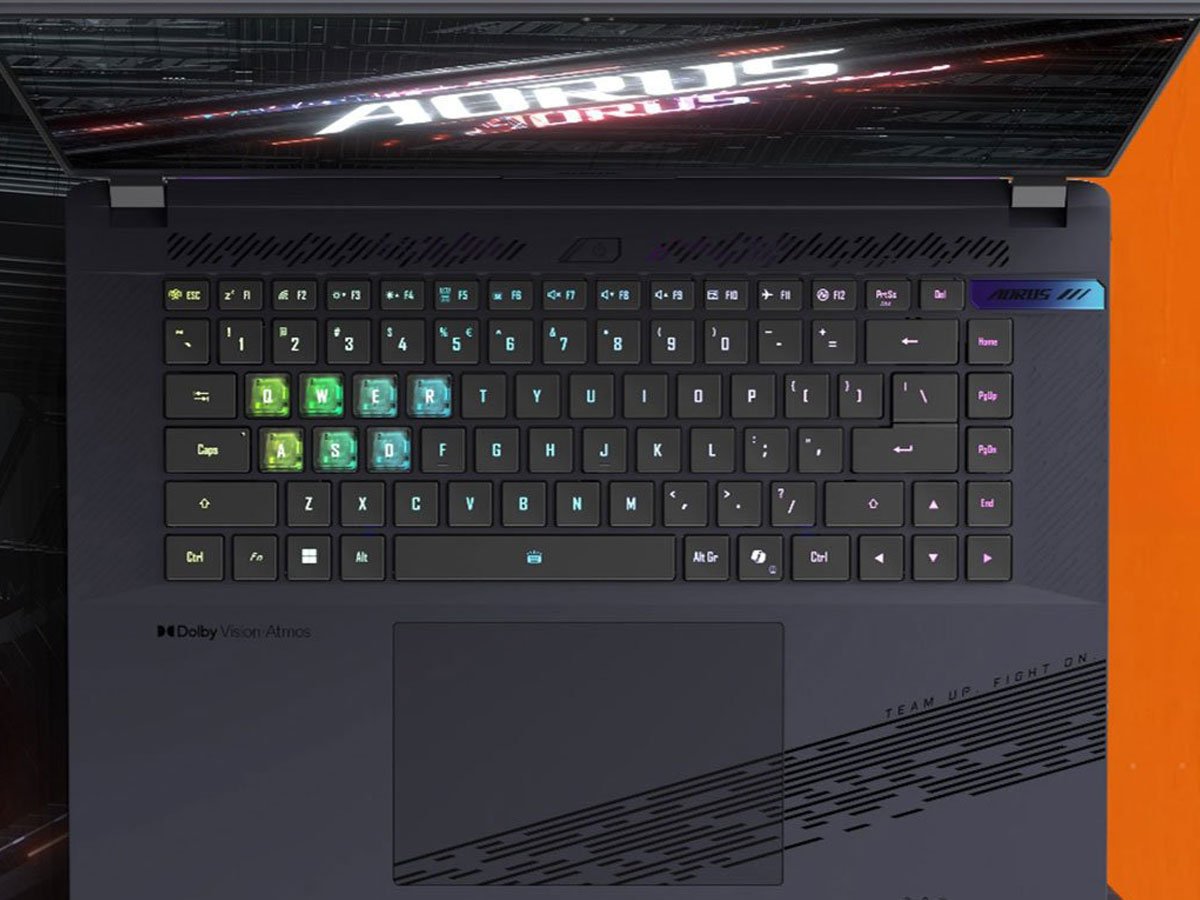 Gigabyte AORUS 16X (2024) klawiatura