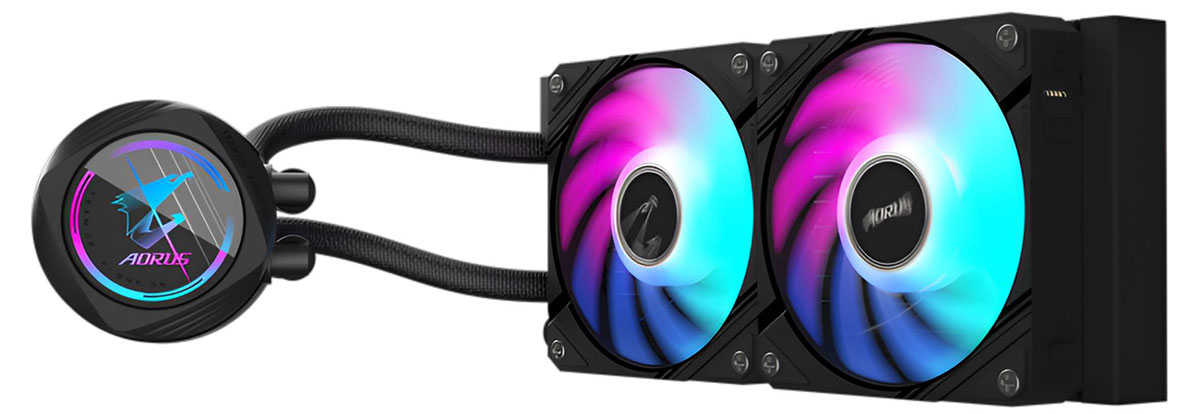 Chłodzenie wodne Gigabyte WaterForce II 240 ARGB 2x120mm